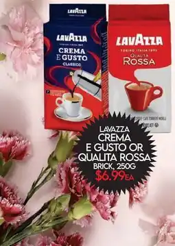 Fiesta Farms LAVAZZA CREMA E GUSTO OR QUALITA ROSSA BRICK offer