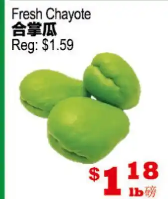 Yuan Ming Supermarket Fresh Chayote offer