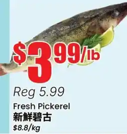 Terra Foodmart Fresh Pickerel offer
