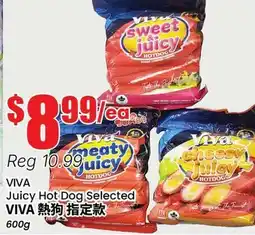 Terra Foodmart VIVA Juicy Hot Dog Selected offer