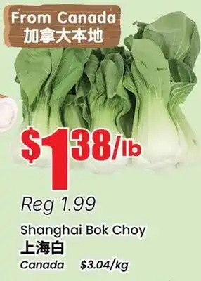 Terra Foodmart Shanghai Bok Choy offer