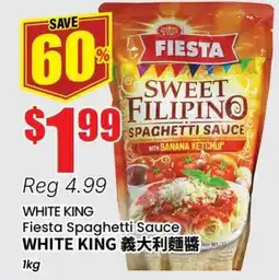 Terra Foodmart WHITE KING Fiesta Spaghetti Sauce offer
