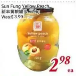 Tone Tai Supermarket Sun Fung Yellow Peach offer