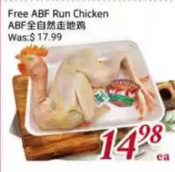 Tone Tai Supermarket Free ABF Run Chicken offer