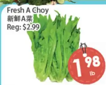 Fresh Palace Supermarket Fresh A Choy offer