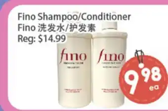 Fresh Palace Supermarket Fino Shampoo/Conditioner offer