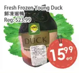 Fresh Palace Supermarket Fresh Frozen Young Duck offer