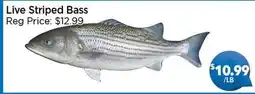 Blue Sky Supermarket Live Striped Bass offer