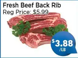 Blue Sky Supermarket Fresh Beef Back Rib offer