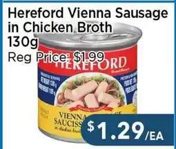 Blue Sky Supermarket Hereford Vienna Sausage in Chicken Broth offer