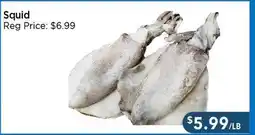 Blue Sky Supermarket Squid offer