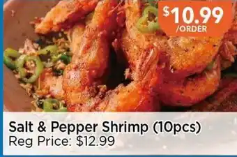 Blue Sky Supermarket Salt & Pepper Shrimp (10pcs) offer