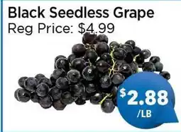 Blue Sky Supermarket Black Seedless Grape offer