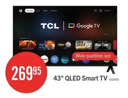 The Brick TCL 43 Q3K QLED Quantum Dot Full HD Smart Google TV (43Q3K) offer