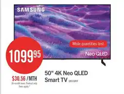 The Brick Samsung 50 QN80F Neo QLED 4K AI Smart TV (QN50QN80FAFXZC) offer