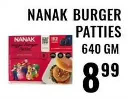 Mega Sanjha Punjab Grocery Store Nanak burger patties offer