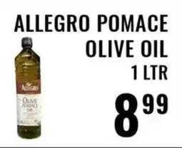 Mega Sanjha Punjab Grocery Store Allegro pomace olive oil offer