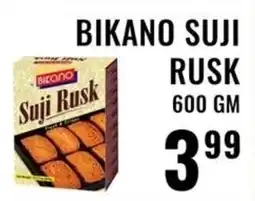 Mega Sanjha Punjab Grocery Store Bikano suji rusk offer