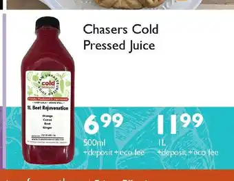 Choices Market Chasers Cold Pressed Juice offer