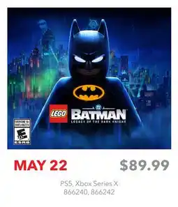GameStop LEGO BATMAN: LEGACY OF THE DARK KNIGHT offer
