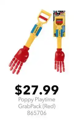 GameStop Poppy Playtime GrabPack (Red) offer
