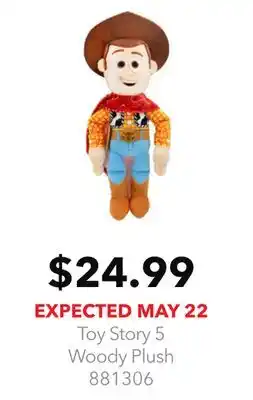 GameStop Toy Story 5 Woody Plush offer