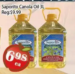 Food Depot Supermarket Saporito Canola Oil offer