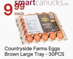 Lucky Supermarket Countryside Farms Eggs Brown Large Tray offer