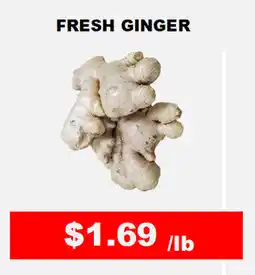 Hong Kong Food Market Fresh ginger offer