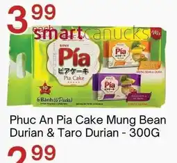 Lucky Supermarket Phuc An Pia Cake Mung Bean Durian & Taro Durian offer