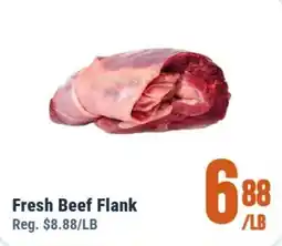 United Supermarket Fresh Beef Flank offer