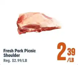United Supermarket Fresh Pork Picnic Shoulder offer