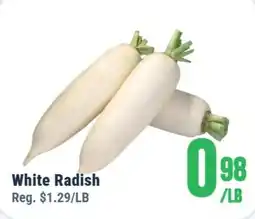 United Supermarket White Radish offer