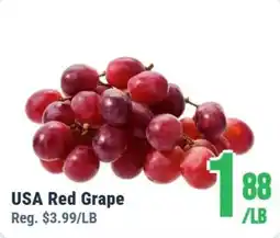 United Supermarket USA Red Grape offer