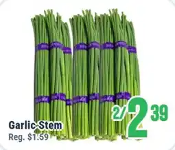 United Supermarket Garlic Stem offer