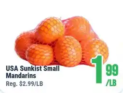 United Supermarket USA Sunkist Small Mandarins offer