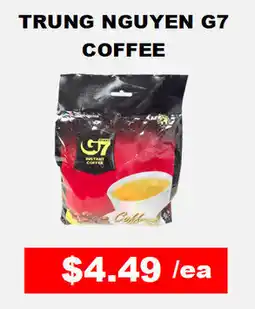 Hong Kong Food Market Trung nguyen G7 coffee offer