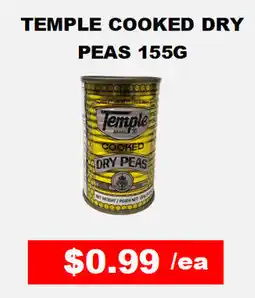 Hong Kong Food Market Temple cooked dry peas offer