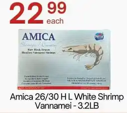 Lucky Supermarket Amica 26/30 HL White Shrimp Vannamei offer