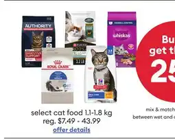 Petsmart select cat food offer