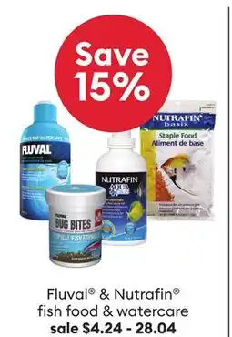 Petsmart Fluval & Nutrafin fish food & watercare offer