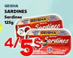 Marche Salaberry GEISHA SARDINES offer