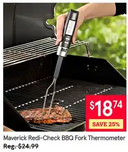 Kitchen Stuff Plus Maverick Redi-Check BBQ Fork Thermometer offer