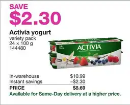 Costco Activia yogurt offer
