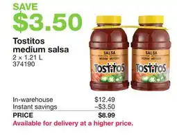 Costco Tostitos medium salsa offer