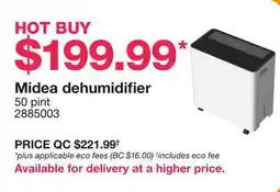 Costco Midea dehumidifier offer