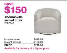 Costco Thomasville swivel chair offer