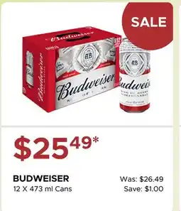 The Beer Store BUDWEISER offer