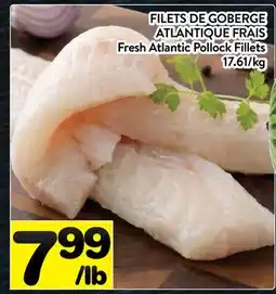 Supermarché PA FILETS DE GOBERGE ATLANTIQUE FRAIS | Fresh Atlantic Pollock Fillets offer