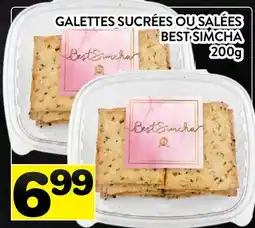 Supermarché PA GALETTES SUCRÉES OU SALÉES BEST SIMCHA offer